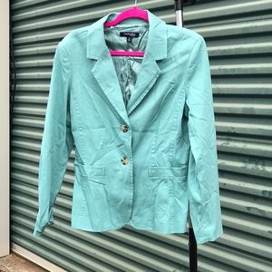 Ladies cotton button up blazer SPRING!